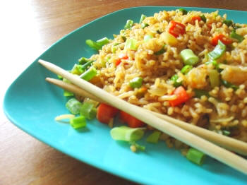 El arroz constituye un ingrediente básico de la cocina china