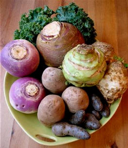 Algunas variedades de nabos