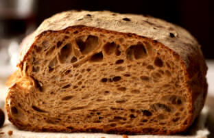 Pan elaborado con harina de centeno