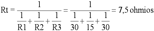Aplicando la ley de Ohm a circuitos paralelo