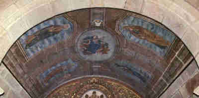 As Neves - Frescos de la bóveda de la iglesia de Vide