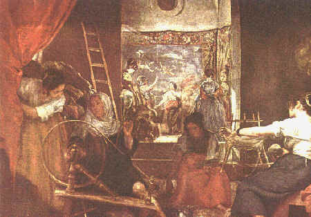 Las Hilanderas, de Diego Velázquez, uno de los más grandes pintores españoles, y cuyas obras rompieron con el clasicismo del siglo XVI