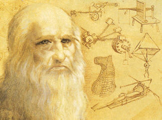 Del mismo modo que en las artes plásticas, las creaciones de Leonardo da Vinci aplicadas al mundo de la técnica fueron sorprendentes. Imaginó múltiples artefactos: máquinas para volar, para contar el tiempo, sucesiones de engranajes y ruedas dentadas para multiplicar la fuerza, máquinas para la guerra y para la defensa, conducciones de agua, etc.