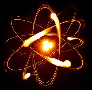 Teorizamos imaginando el átomo con los electrones orbitando alrededor de su núcleo.