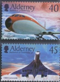 Blog Cultureduca educativa alderney_aviones1 Filatelia: Conexiones españolas con Alderney  