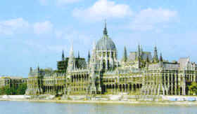 Parlamento de Budapest, capital de Hungría