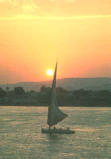 Río Nilo a su paso por Luxor