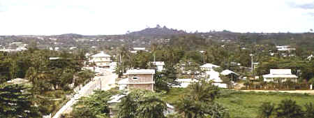 Vista parcial de la ciudad de Libreville, capital de Gabón