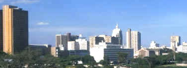 Vista de Nairobi, capital de Kenia