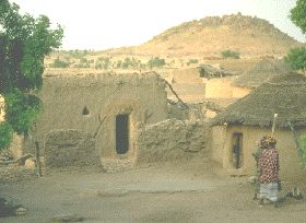 Pueblo de Guatema, en Mali