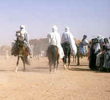 grupos nómadas y sedentarios. tuaregs del Norte 