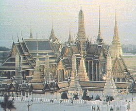 Vista de Bangkok, capital de Tailandia